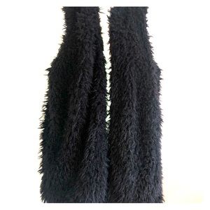 Faux fur vest